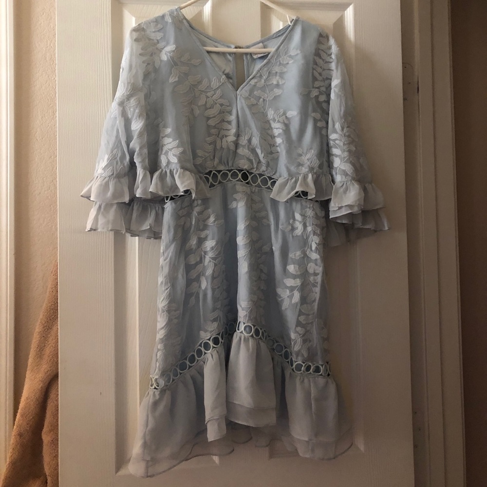 baby blue dress